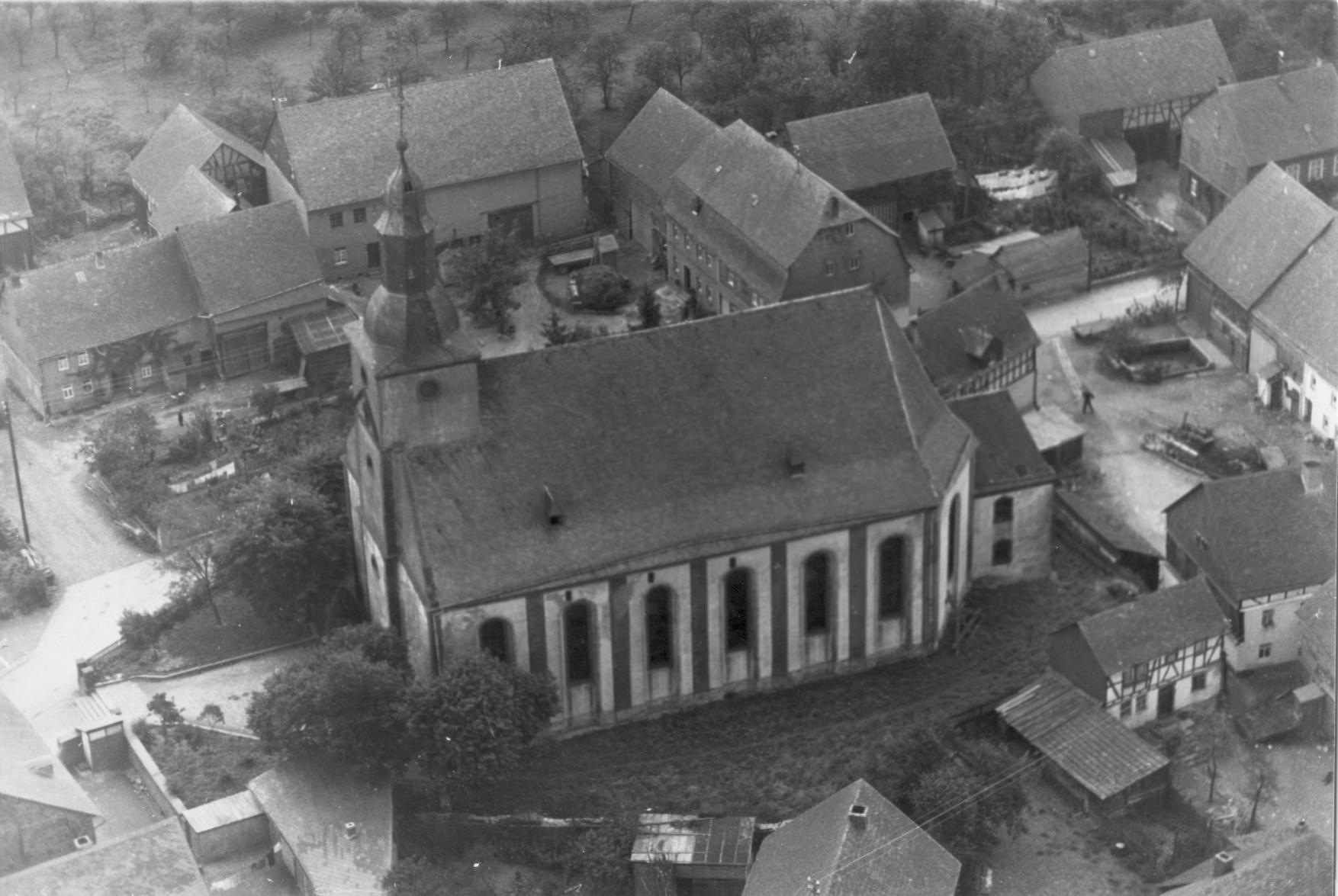 Mittelstrimmig Luftaufnahme 1957