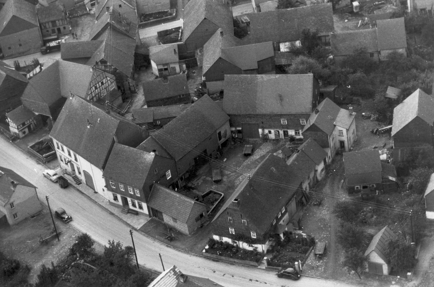 Mittelstrimmig Luftaufnahme 1957