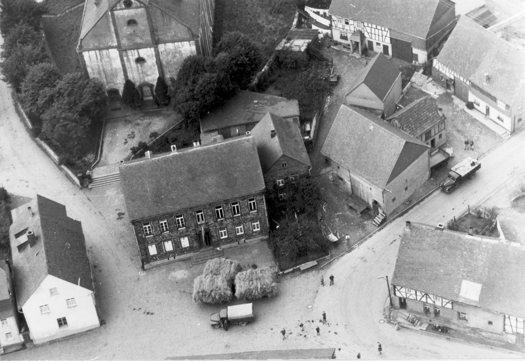 Mittelstrimmig Luftaufnahme 1957