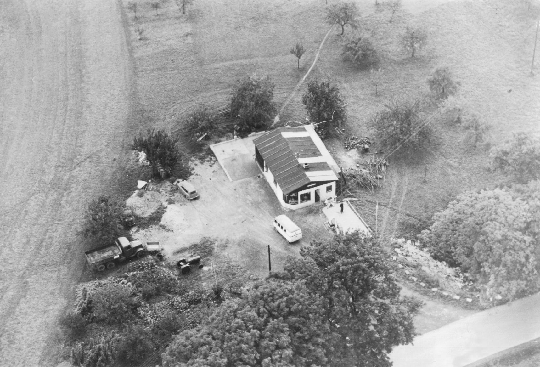 Mittelstrimmig Luftaufnahme 1957