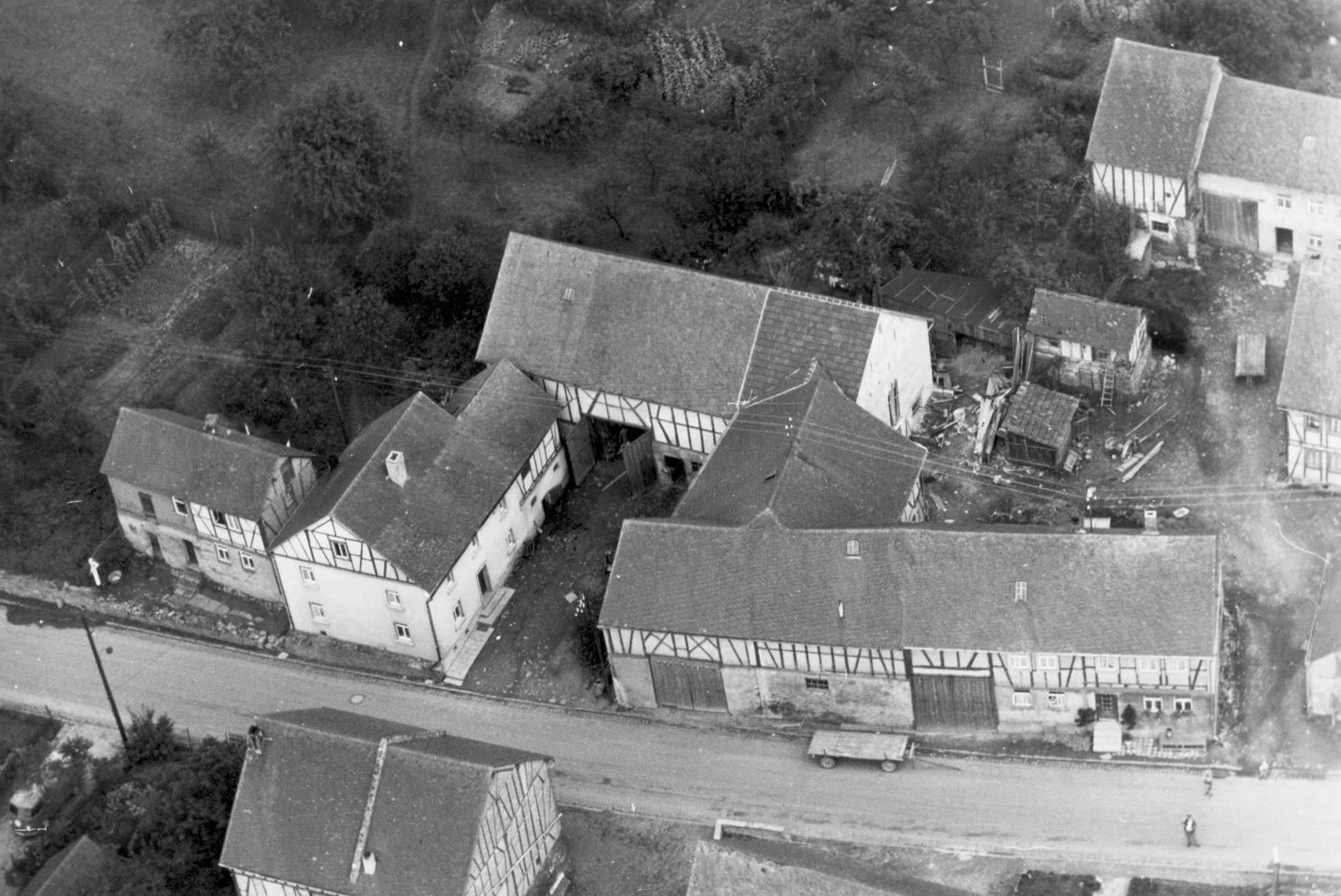 Mittelstrimmig Luftaufnahme 1957