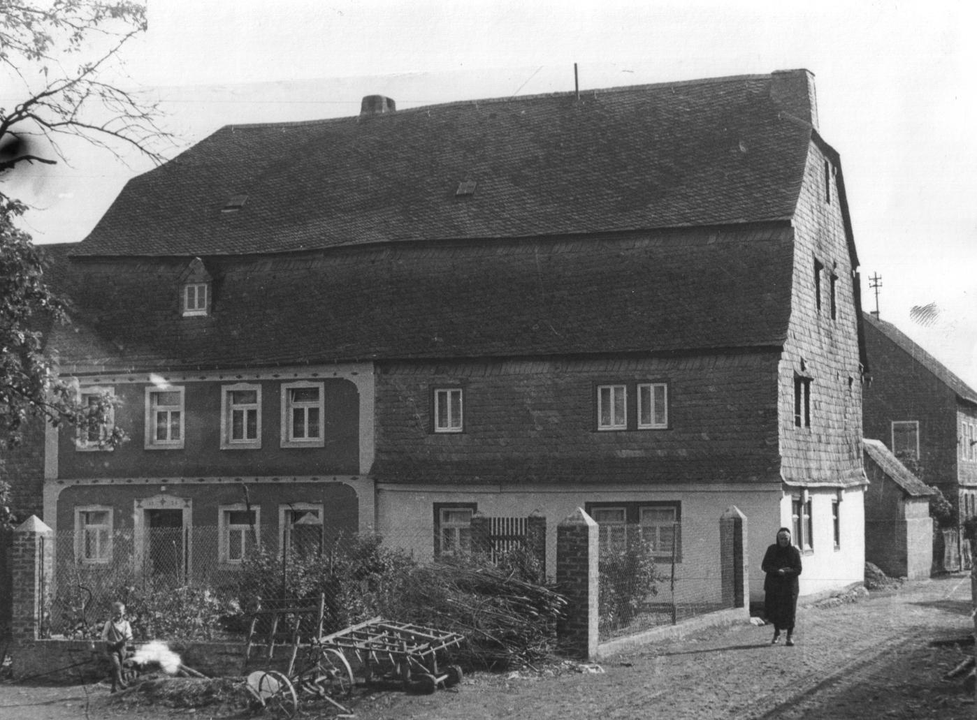 Mittelstrimmig Luftaufnahme 1957