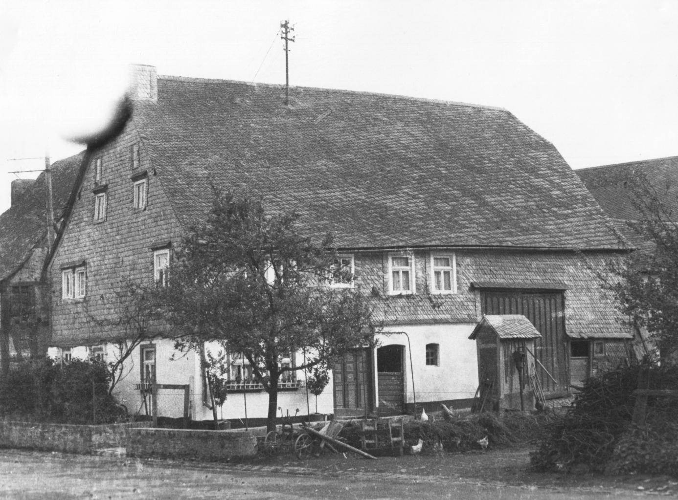 Mittelstrimmig Luftaufnahme 1957