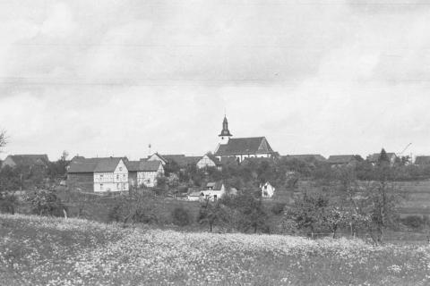 Mittelstrimmig Luftaufnahme 1957