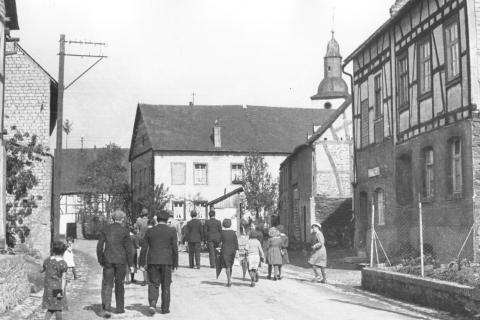 Mittelstrimmig Luftaufnahme 1957
